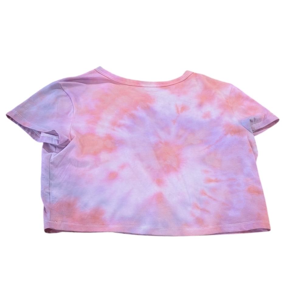 Wild Fable Tie-Dye Crop Top - Pink and Lavender Festival Women's XL